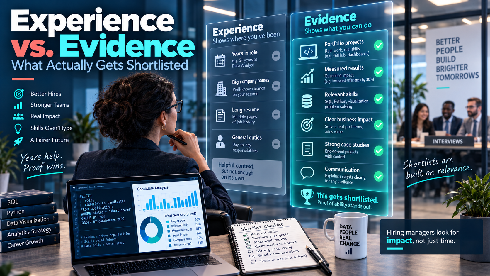 Experience vs. Evidence: What Actually Gets Shortlisted