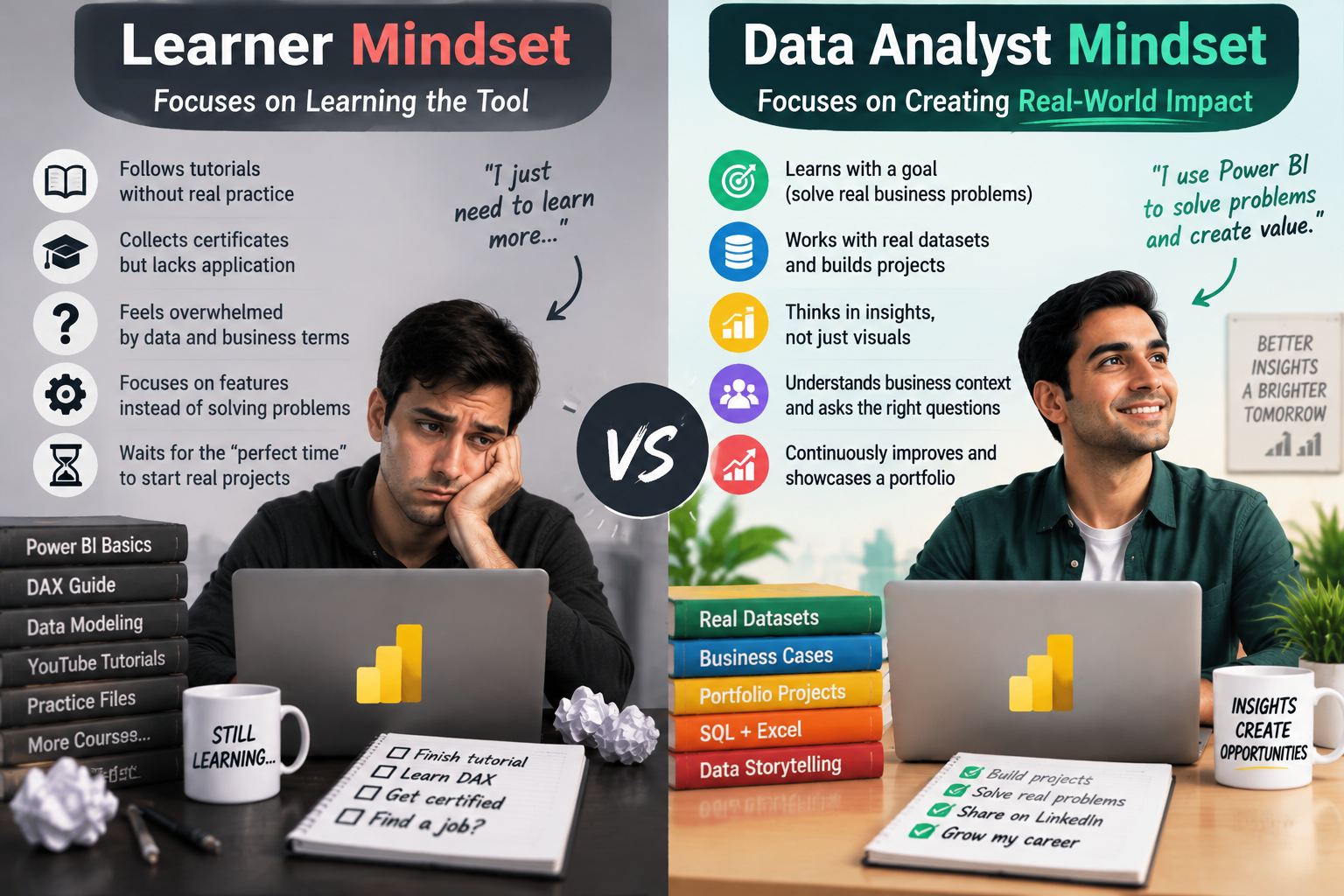 power bi learners never become data analysts